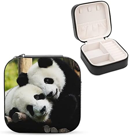 Nahan nakit kutija životinja Slatka Panda prijenosni nakit kućišta kutija za skladištenje nakita za ogrlice Rings Naušnice