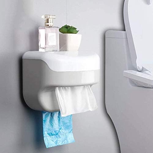 ZLDXDP toaletni valjak vješalica za papir za kupaonicu papirnati ručnik zidni držač za vodootporni toaletni toaletni papir