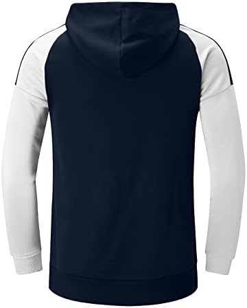 Muške dukserice kapuljače grafički muški tracksuits dugi rukavi puni zip hoodie jogging znoj koji trči set 2 pi01 mornarice