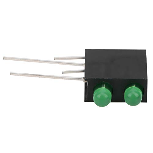 Fafeicy 3 mm LED diodna svjetiljka DC1.8-2,2V/0,06W, 3 mm LED svjetlost s bazom, dodaci za industrijski pokazatelj, gumbi