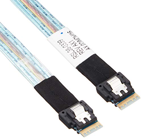 DeLock 85081 kabel Slim Sas SFF, 8654 4I, Mini SAS HD SFF, 8643 50 cm, računalni nosači