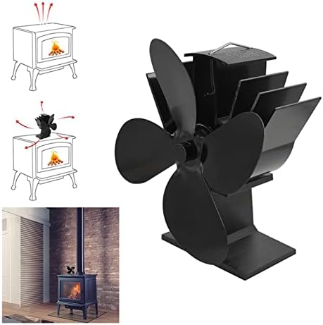 * 4-toplinski ventilator za peć termodinamički ventilatori za kamin s plamenikom na drva tiha ekološka raspodjela topline