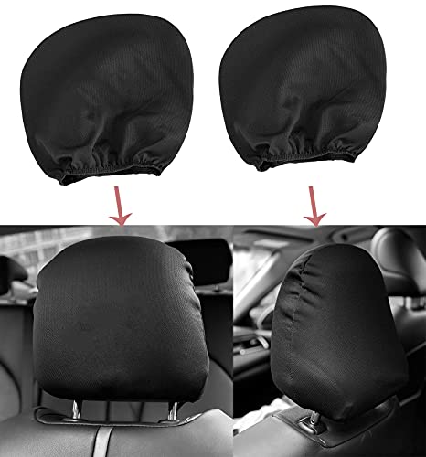 KeepTop auto vozila za glavu za glavu za glavu zaštitni poklopac sjedala Universal Fit Fleksibilni poliesterski materijal