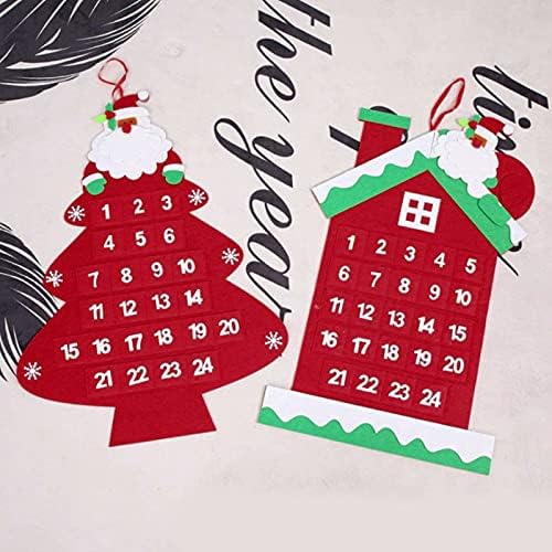Novi božićni Adventski kalendar Božićno odbrojavanje 24-dnevni kalendar viseći ukrasi za božićno drvce kalendar božićnih