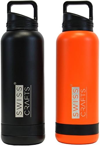 Švicarski zanati 25 Oz dvostruko zid vakuuma Izolirani nehrđajući čelik putnički putnici s BPA besplatno, sportska boca vode,