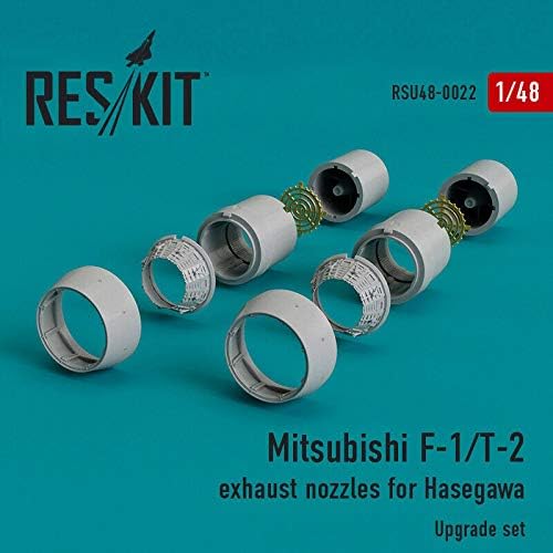 Reskit RSU48-0022-1/48-Mitsubishi F-1/T-2 ispušne mlaznice za Hasegawa