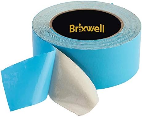 Brixwell Blue dvostruko obložena traka za tepihe 2 inča x 12 dvorišta napravljena u SAD -u