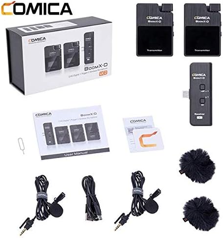 cOMICA BOOMX-D Compact 2,4 GHz Dual bežični mikrofon za Android pametne telefone