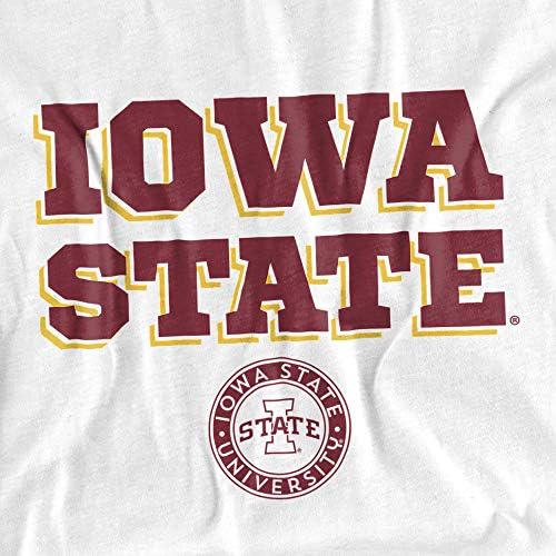 Službeni blok teksta Sveučilišta Iowa Unisex odrasli majica