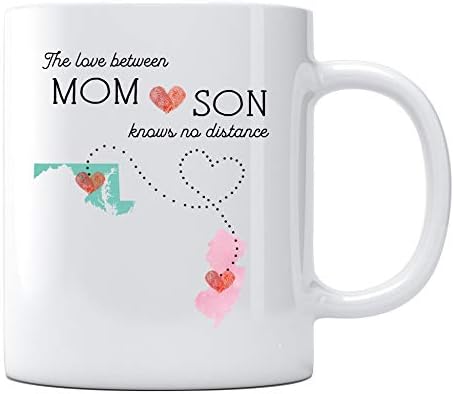 Majčin dan poklon kava Šalica na daljinu na daljinu Maryland New Jersey Ljubav između majke i sina ne zna poklon Majčin dan
