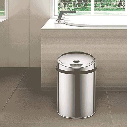 Pametna indukcijska kanta za smeće u obliku bubnja, automatska kanta za smeće s poklopcem, kanta za smeće za kućanstvo od