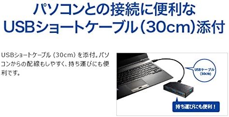 I-O podaci US3-HB4 USB Hub za PC, USB 3.0/2.0 kompatibilan, japanski proizvođač