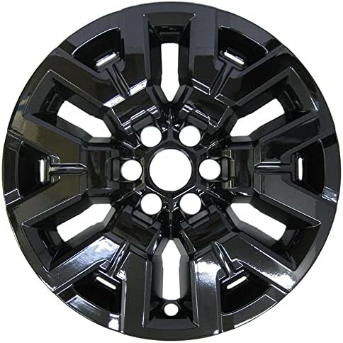 17 Sjaj kože crnog kotača napravljen za Nissan Frontier | Izdržljivi ABS plastični poklopac - uklapa se izravno preko OEM