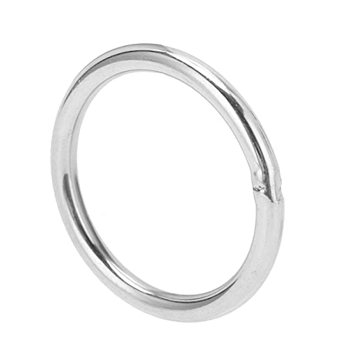 Metalni okrugli prstenovi, fina proizvodnja metala zavarenih prstenova Lagana težina 10pcs 0,2 x 1,6in za tvornicu za inženjera
