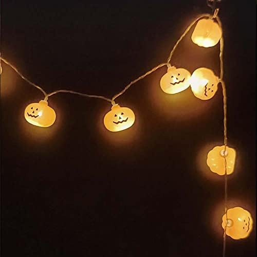 BSDLIET ukrasi za Halloween, zatvoreni, 20 LED Halloween dekor sa slatkim 3D bundevama, 6,6ft Halloween Lights Battery za