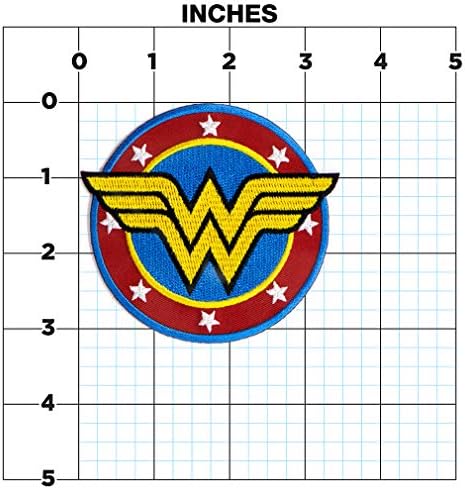 Ata -Boy DC Comics Wonder Woman logotip, željezo na zakrpama - Pokloni i roba ...