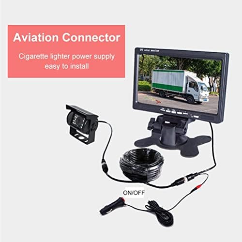 7 -inčni komplet za sigurnosnu kameru za veliki autobusni/RV/prikolica/kamion - TFT LCD monitor, IP67 Vodootporna kamera