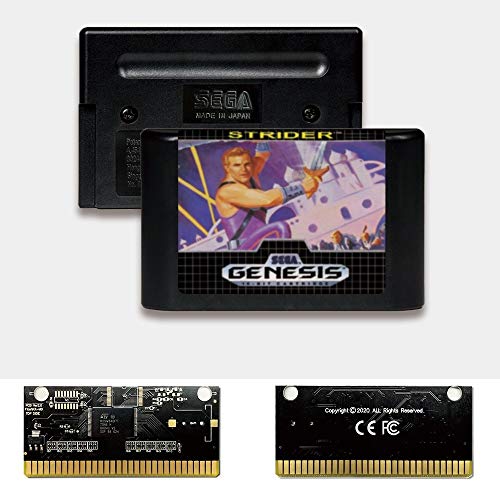 Aditi Strider - USA Label Flashkit MD Electroless Gold PCB kartica za Sega Genesis Megadrive Video Game konzola