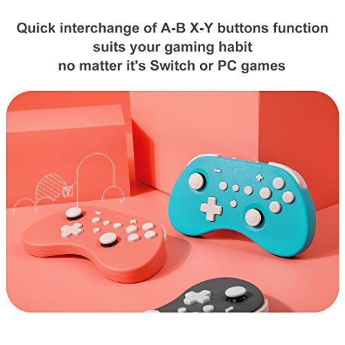 GULIKIT vilenjaci bežični kontroler za Nintendo Switch/PC/Windows/Android/iOS, Switch Bluetooth kontroleri GamePad s automatskim