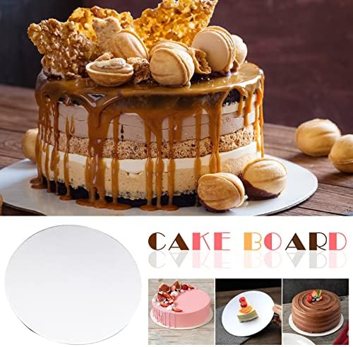 Zadebljani okrugli stalak za dno rođendanske torte bez teksture stalak za dno kutije za torte stalak za pečenje od kartona