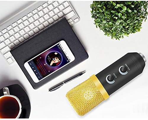 LMMDDP USB Condenser Microphone Kit za snimanje mikrofona s PC mikrofonom za podcast laptop