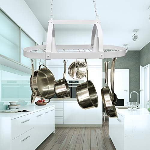 Elegantni dizajn PR1000-WHT kuhinja SLUPLES 2 Svjetlosni stalak za lonac, bijela