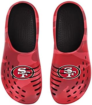 FOCO MENS NFL Team Logo Garden Water Sandals Cipele Spinper Cloges