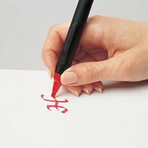 Itoya DoubleHeader Calligraphy Pens-DoubleHeader Kaligrafska oznaka, 1,5 mm/3,0 mm, plava