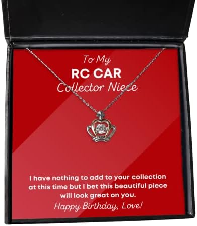 Ogrlica za rođendan za RC kolekcionar automobila nećakinja - Nakit privjesak za privjesak od tetke ili ujaka s nećakinjom
