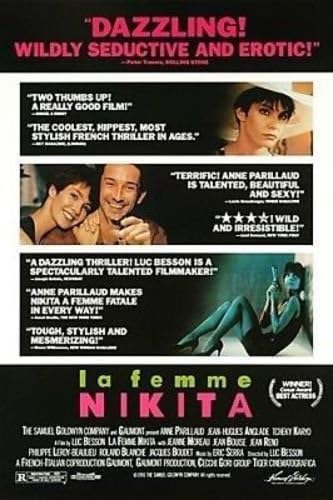 La Femme Nikita - 27x40 Originalni filmski plakat One list Stil Style 1991 Luc Besson