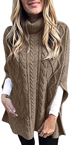 Džemperi za žene s deašenim 2022 dama dugih rukava plus haljina od visokih vrata visoki vrat