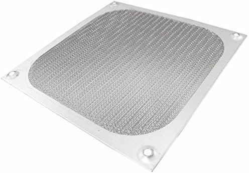 Rashladni aluminijski filtar / rešetka ventilatora 92 mm Srebrna-poklopac ventilatora 92 mm 92 mm, filtar za prašinu, filtar