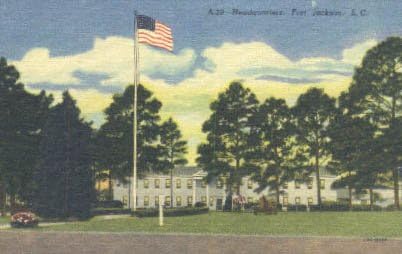 Fort Jackson, Južna Karolina razglednica