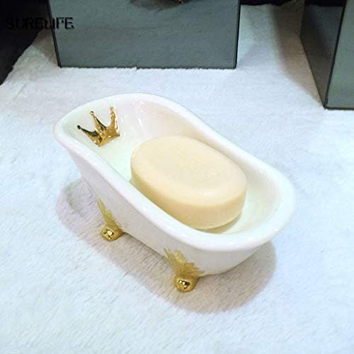 Shypt kreativna keramička kupaonica sapun sa sapunom držač za odlaganje ploča za odlaganje kutije za kupanje tuš kutija za