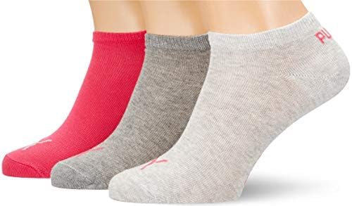 Muške i ženske nevidljive čarape od 3 para siva / ružičasta 2,5-5
