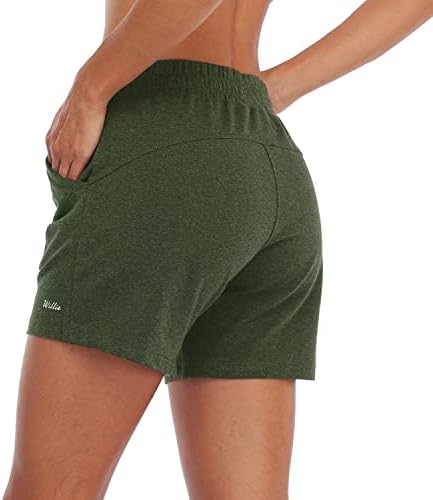 WILLIT WOMEN 5 pamučne kratke hlače salon za joga dres kratke hlače Bermuda casual trening pidžama aktivne kratke hlače s