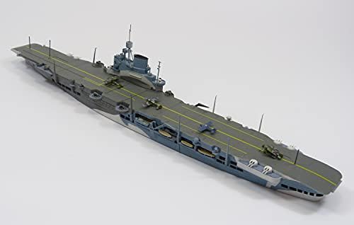 Aoshima bunka Kyozai 1/700 serija vodene linije br. 718 Nosač zrakoplova Britanske mornarice Ilustrirani plastični model