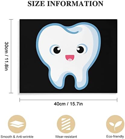Zube stomatološke stomatologije zubno platno slikanje tiskano ispruženi viseći zidni umjetnički dekor za sobe ured 12 x16
