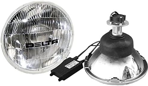 Delta Lights 5,75 Okrugli LED sustav prednjih svjetala s klasičnim stilom leće za visoku gredu - par