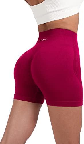 Stunny Women Athletic Workit Shorts za žene aktivne teretane bešavni Scrunch Intenzivira podizanje stražnjice visoki struk