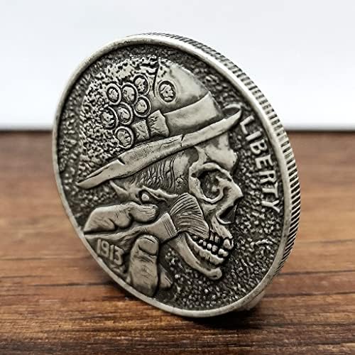 1913. lubanje duboko rezbarenje lutajući kovanica ručna četkica lutajući rezbarenjem novčića antikni srebrni dolar za igranje
