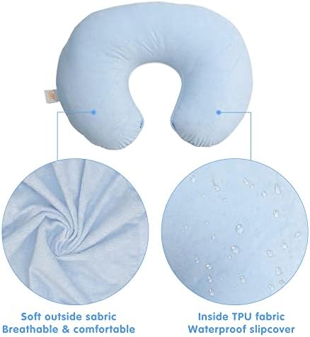 Lat vodootporni jastuk za njegu i pozicioniranje, jastuk za dojenje za mamu, novorođenčad mekani jastuk za hranjenje pamuka