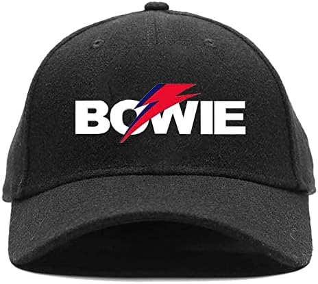 David Bowie muški Aladdin Sane Bolt logotip bejzbol kapka crna