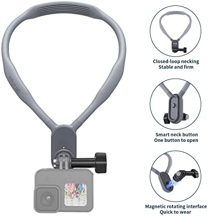 Csyanxing meki silikonski magnetski držač za vrat nosač besplatni držač za pametni telefon akcijske kamere GoPro heroj