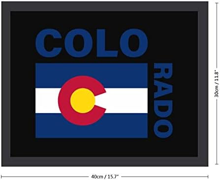 Colorado State Flag drveni okvir okvira Umjetnička djela fotografija slika zid zaslon za kućni izlaz ukrasni