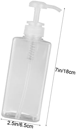 Alipis 2 PCS Losion Putni spremnici Gel pumpa krema tekućina Prozirne boce Doparnice tijela hidratantna krema čisto prazan