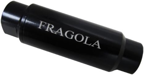 Fragola Performance Systems 960004-Bl Filter za gorivo 10 in/out 100 mikrona crna