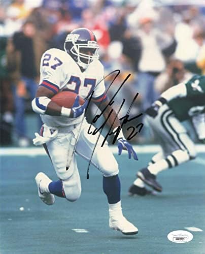 Rodney Hampton potpisao je 8x10 New York Giants Photo - Autografirane NFL fotografije
