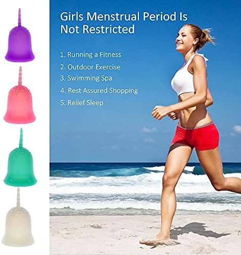 Šalica za menstruaciju u bilo kojem trenutku udobna, mekana, izrađena od medicinskog silikona, fleksibilno pristajanje, protiv