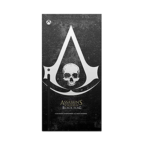Dizajn glavnog slučaja Službeno licencirani Assassin's Creed Grunge Black Flag Logos vinil naljepnica igračka kože kože Kompatibilno